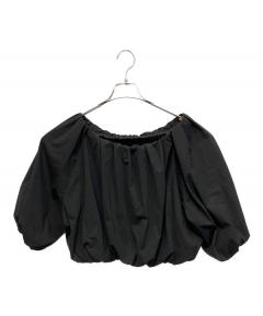 中古・古着通販】eunoia (ユノイア) leaf string vest ブラック サイズ