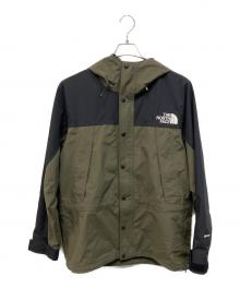 THE NORTH FACE（ザ ノース フェイス）の古着「THE NORTH FACE(ザ ノース フェイス)マウンテンジャケット」｜ブラック×カーキ