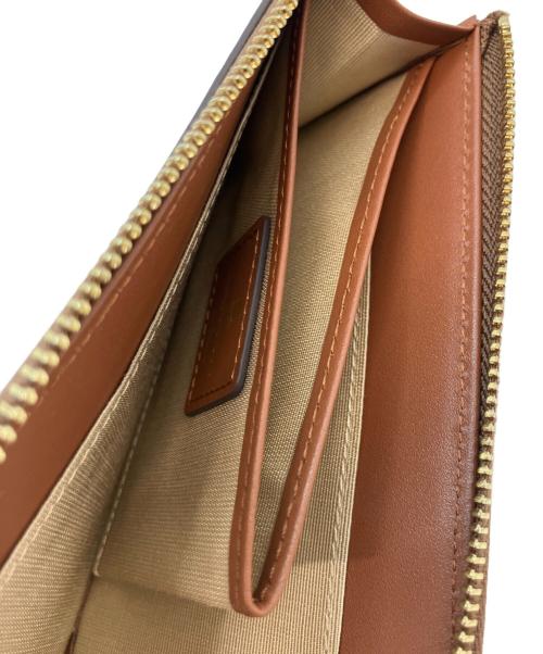 LANVIN en Bleu（ランバンオンブルー）LANVIN en Bleu (ランバンオンブルー) LANVIN en Bleu(ランバンオンブルー)フラグメントケース ブラウンの古着・服飾アイテム