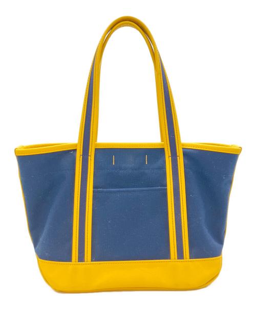 PORTER GIRL（ポーターガール）PORTER GIRL (ポーターガール) トートバッグ(S) イエロー×ネイビーの古着・服飾アイテム