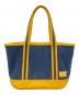 PORTER GIRL（ポーターガール）の古着「トートバッグ(S)」｜イエロー×ネイビー