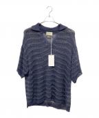 YOKEヨーク）の古着「半袖シャツ」｜ネイビー