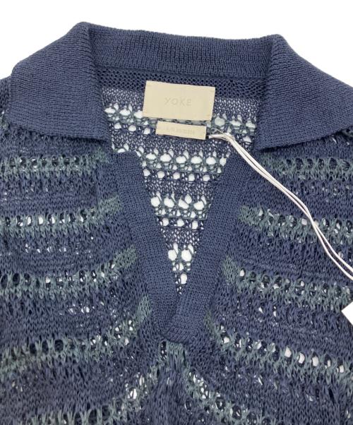 YOKE（ヨーク）YOKE (ヨーク) 半袖シャツ ネイビー サイズ:3の古着・服飾アイテム