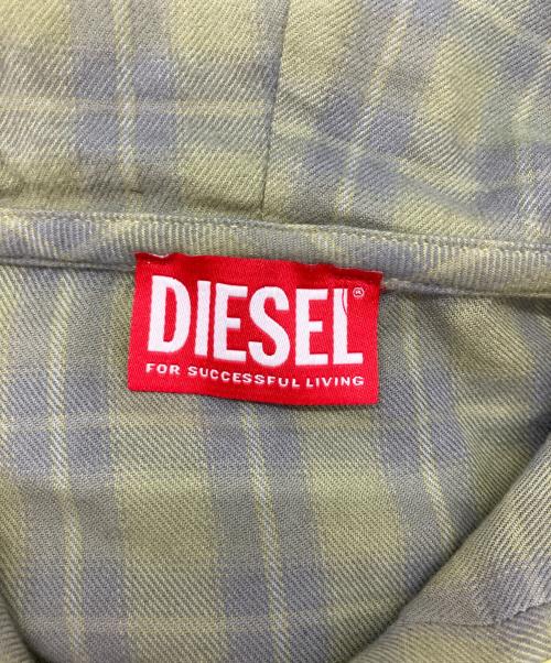 DIESEL（ディーゼル）DIESEL (ディーゼル) 長袖シャツ グリーン サイズ:46の古着・服飾アイテム
