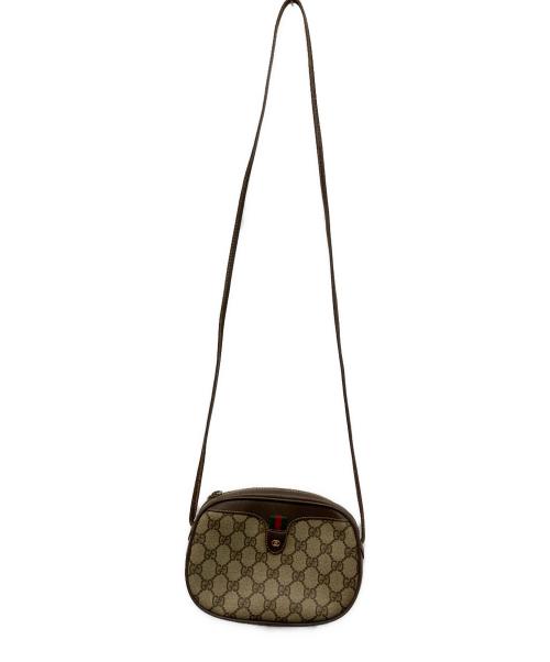 GUCCI（グッチ）GUCCI (グッチ) GUCCI（グッチ）ショルダーポーチ ブラウンの古着・服飾アイテム