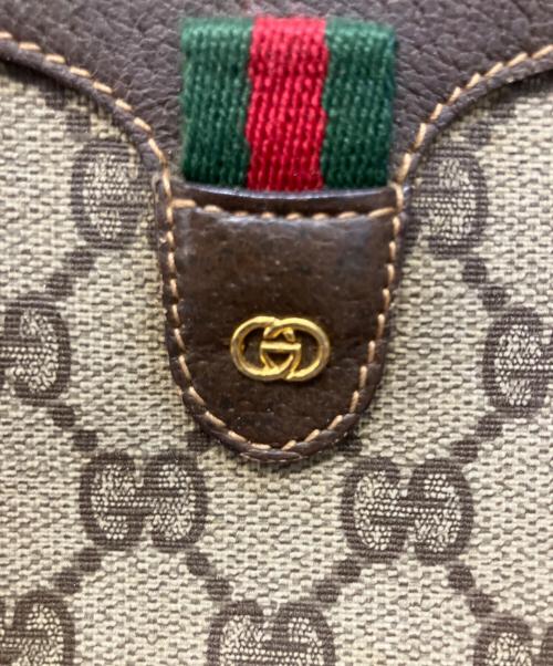 GUCCI（グッチ）GUCCI (グッチ) GUCCI（グッチ）ショルダーポーチ ブラウンの古着・服飾アイテム