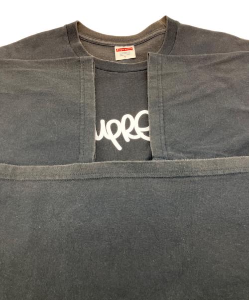 SUPREME（シュプリーム）SUPREME (シュプリーム) 半袖カットソー ブラック サイズ:Lの古着・服飾アイテム