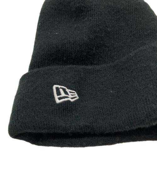 SUPREME（シュプリーム）SUPREME (シュプリーム) New Era (ニューエラ) ニット帽 ブラック×ブラックの古着・服飾アイテム