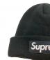 中古・古着 SUPREME (シュプリーム) New Era (ニューエラ) ニット帽 ブラック×ブラック：8000円