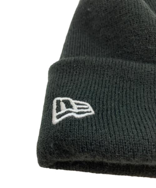 SUPREME（シュプリーム）SUPREME (シュプリーム) New Era (ニューエラ) ニット帽 ブラック×レッドの古着・服飾アイテム