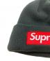 中古・古着 SUPREME (シュプリーム) New Era (ニューエラ) ニット帽 ブラック×レッド：9000円