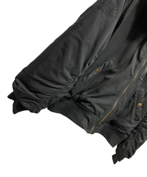 B.BALLSY（ボールジーブラザーズ）B.BALLSY (ボールジーブラザーズ) ボンバーフライトジャケット ブラック サイズ:Lの古着・服飾アイテム