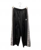 Needlesニードルズ）の古着「Needles(ニードルズ)ヒザデルトラックパンツ」｜ホワイト×ブラック