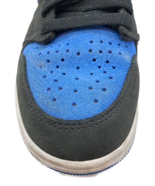 NIKE（ナイキ）NIKE (ナイキ) AIR JORDAN 1 RETRO HIGH ハイカットスニーカー ブルー×ブラック サイズ:25cmの古着・服飾アイテム