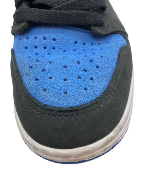 NIKE（ナイキ）NIKE (ナイキ) AIR JORDAN 1 RETRO HIGH ハイカットスニーカー ブルー×ブラック サイズ:25cmの古着・服飾アイテム