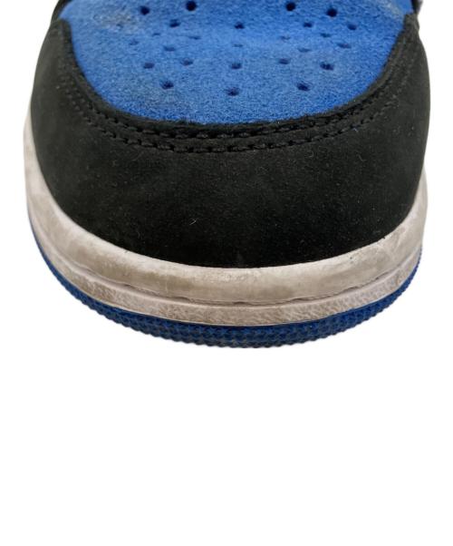 NIKE（ナイキ）NIKE (ナイキ) AIR JORDAN 1 RETRO HIGH ハイカットスニーカー ブルー×ブラック サイズ:25cmの古着・服飾アイテム