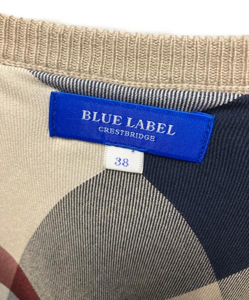 BLUE LABEL CRESTBRIDGE（ブルーレーベルクレストブリッジ）BLUE LABEL CRESTBRIDGE (ブルーレーベルクレストブリッジ) ニット ベージュ サイズ:38の古着・服飾アイテム