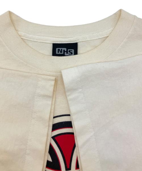 INDEPENDENT（インディペンデント）INDEPENDENT (インディペンデント) 半袖カットソー アイボリー サイズ:Sの古着・服飾アイテム