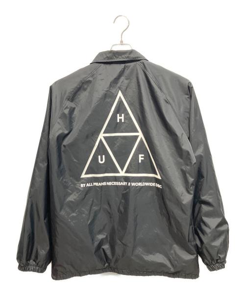 HUF（ハフ）HUF (ハフ) ナイロンジャケット ブラック サイズ:Lの古着・服飾アイテム