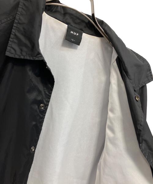 HUF（ハフ）HUF (ハフ) ナイロンジャケット ブラック サイズ:Lの古着・服飾アイテム