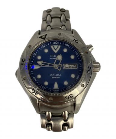 SEIKO 5M43-0E70 キネティック 稼働品 メンズ腕時計 中古・古着通販】SEIKO (セイコー) キネティック 自動巻き 腕時計