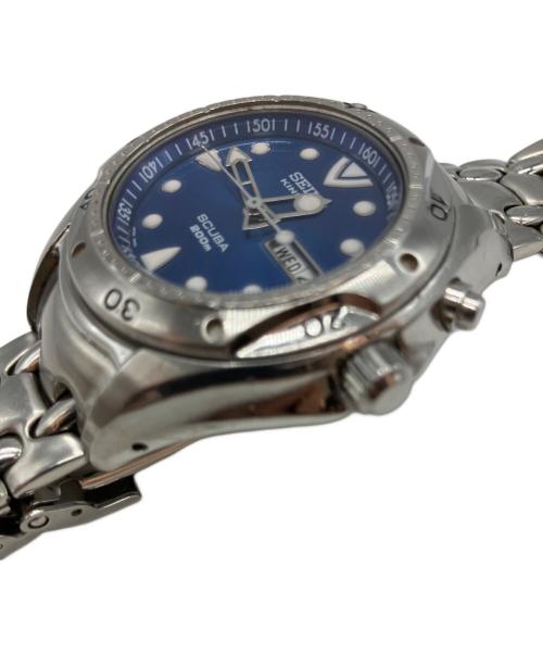 SEIKO（セイコー）SEIKO (セイコー) キネティック 自動巻き 腕時計 ブルーの古着・服飾アイテム