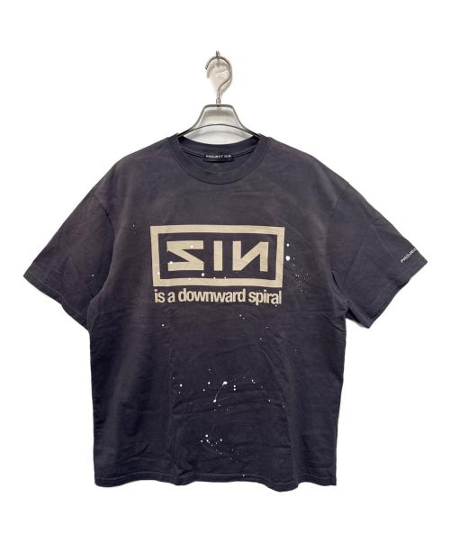 PROJECT G/R（プロジェクト ジーアール）PROJECT G/R (プロジェクト ジーアール) 半袖カットソー ブラック サイズ:FREEの古着・服飾アイテム