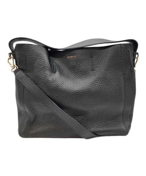 FURLA（フルラ）FURLA (フルラ) 2WAYバッグ ブラックの古着・服飾アイテム