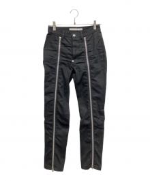 JOHN LAWRENCE SULLIVAN（ジョン ローレンス サリバン）の古着「デニムパンツ rigid denim zipped pants	JLSW-47 」｜ブラック