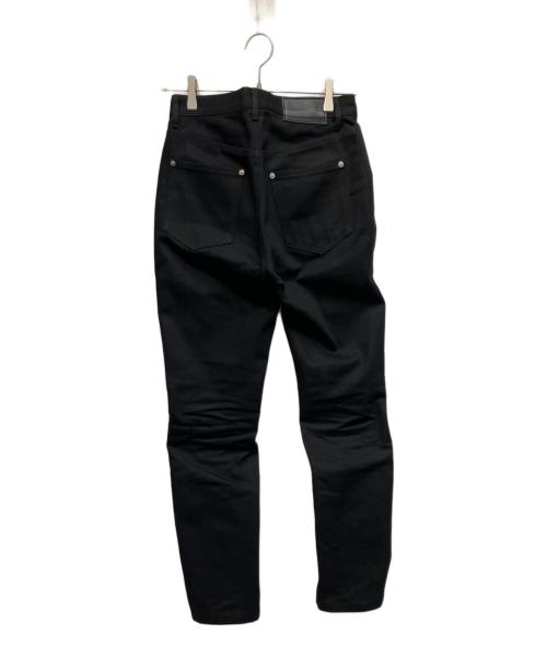 JOHN LAWRENCE SULLIVAN（ジョン ローレンス サリバン）JOHN LAWRENCE SULLIVAN (ジョン ローレンス サリバン) デニムパンツ rigid denim zipped pants	JLSW-47  ブラック サイズ:XSの古着・服飾アイテム