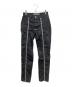 JOHN LAWRENCE SULLIVAN（ジョン ローレンス サリバン）の古着「デニムパンツ rigid denim zipped pants	JLSW-47 」｜ブラック