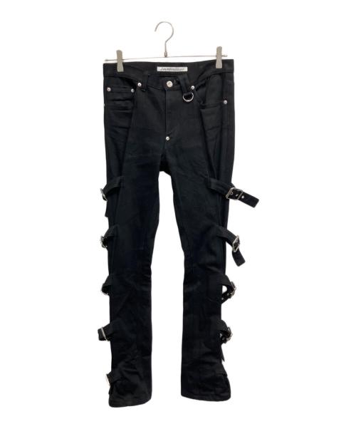 JOHN LAWRENCE SULLIVAN（ジョン ローレンス サリバン）JOHN LAWRENCE SULLIVAN (ジョン ローレンス サリバン) デニムパンツ 2B008-0322-43 ブラック サイズ:44の古着・服飾アイテム