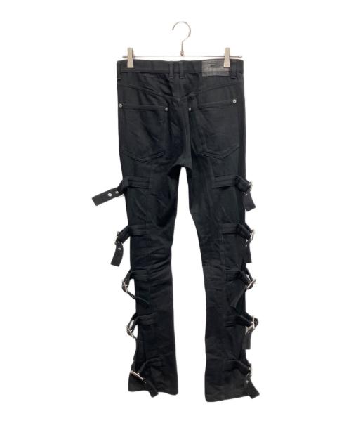JOHN LAWRENCE SULLIVAN（ジョン ローレンス サリバン）JOHN LAWRENCE SULLIVAN (ジョン ローレンス サリバン) デニムパンツ 2B008-0322-43 ブラック サイズ:44の古着・服飾アイテム