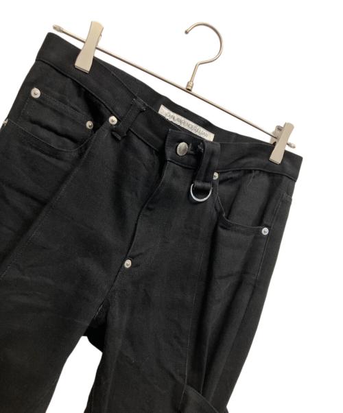 JOHN LAWRENCE SULLIVAN（ジョン ローレンス サリバン）JOHN LAWRENCE SULLIVAN (ジョン ローレンス サリバン) デニムパンツ 2B008-0322-43 ブラック サイズ:44の古着・服飾アイテム