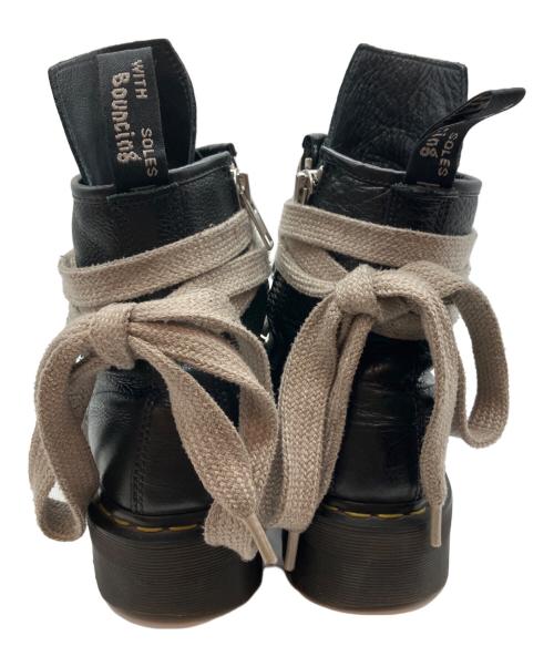 RICK OWENS（リックオウエンス）RICK OWENS (リックオウエンス) Dr.Martens (ドクターマーチン) ブーツ ブラック サイズ:27cmの古着・服飾アイテム
