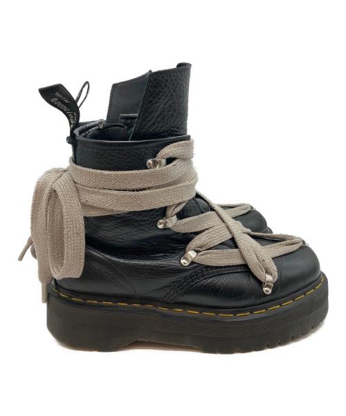 RICK OWENS（リックオウエンス）RICK OWENS (リックオウエンス) Dr.Martens (ドクターマーチン) ブーツ ブラック サイズ:27cmの古着・服飾アイテム