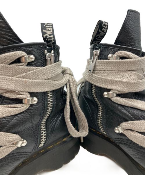 RICK OWENS（リックオウエンス）RICK OWENS (リックオウエンス) Dr.Martens (ドクターマーチン) ブーツ ブラック サイズ:27cmの古着・服飾アイテム