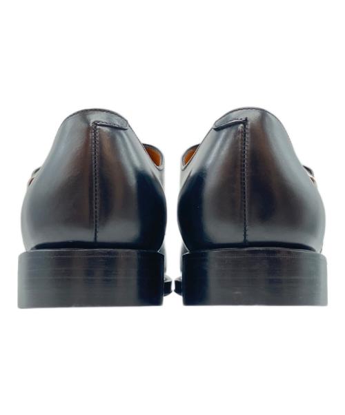 Jalan Sriwijaya（ジャランスリウァヤ）Jalan Sriwijaya (ジャランスリウァヤ) ダブルモンクストラップシューズ ブラック サイズ:8 1/2の古着・服飾アイテム