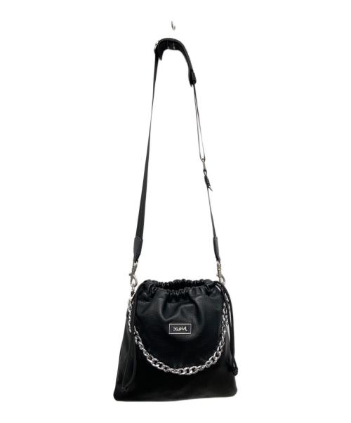 X-GIRL（エックスガール）X-GIRL (エックスガール) 2WAYショルダーバッグ 105233053010 ブラックの古着・服飾アイテム