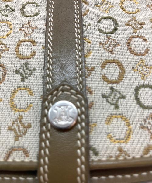 CELINE（セリーヌ）CELINE (セリーヌ) ショルダーウォレット ベージュ×ブラウンの古着・服飾アイテム