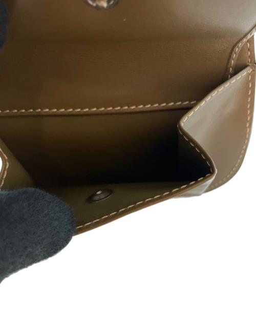 CELINE（セリーヌ）CELINE (セリーヌ) ショルダーウォレット ベージュ×ブラウンの古着・服飾アイテム