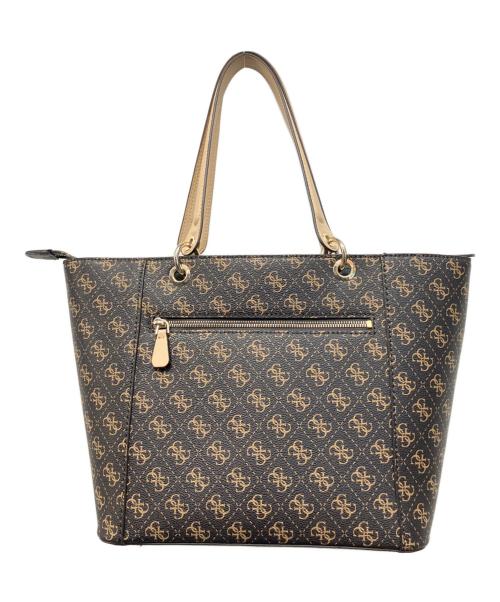 GUESS（ゲス）GUESS (ゲス) トートバッグ ブラック×ブラウンの古着・服飾アイテム