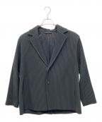 HOMME PLISSE ISSEY MIYAKEオム プリッセ イッセイ ミヤケ）の古着「プリーツジャケット」｜ブラック