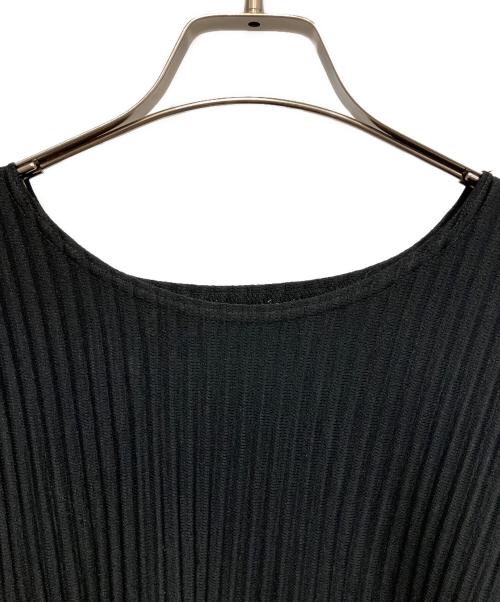 HOMME PLISSE ISSEY MIYAKE（オム プリッセ イッセイ ミヤケ）HOMME PLISSE ISSEY MIYAKE (オム プリッセ イッセイ ミヤケ) プリーツブラウス ブラック サイズ:3の古着・服飾アイテム