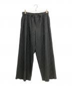 HOMME PLISSE ISSEY MIYAKEオム プリッセ イッセイ ミヤケ）の古着「プリーツパンツ」｜ブラック