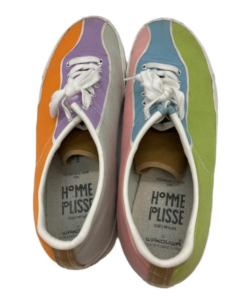 HOMME PLISSE ISSEY MIYAKE（オム プリッセ イッセイ ミヤケ）HOMME PLISSE ISSEY MIYAKE (オム プリッセ イッセイ ミヤケ) HOMME PLISSE ISSEY MIYAKE(オム プリッセ イッセイ ミヤケ)ローカットスニーカー マルチカラー サイズ:28.5の古着・服飾アイテム