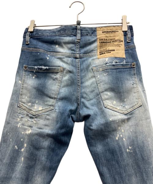 DSQUARED2（ディースクエアード）DSQUARED2 (ディースクエアード) スーパー トゥインキージーンズ インディゴ サイズ:42の古着・服飾アイテム