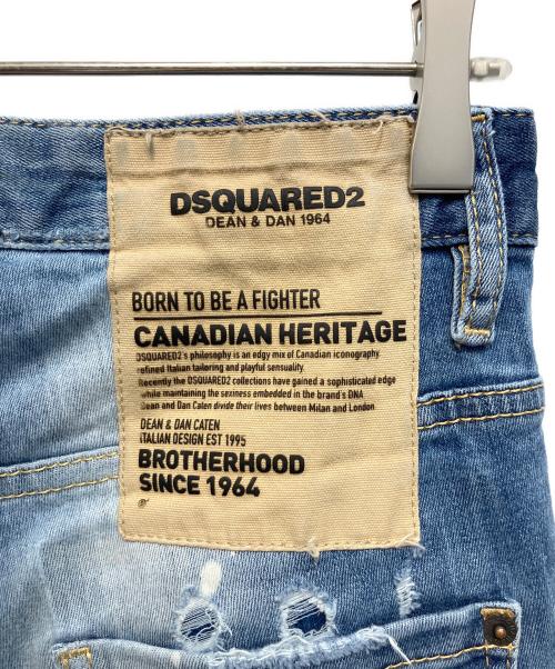 DSQUARED2（ディースクエアード）DSQUARED2 (ディースクエアード) スーパー トゥインキージーンズ インディゴ サイズ:42の古着・服飾アイテム