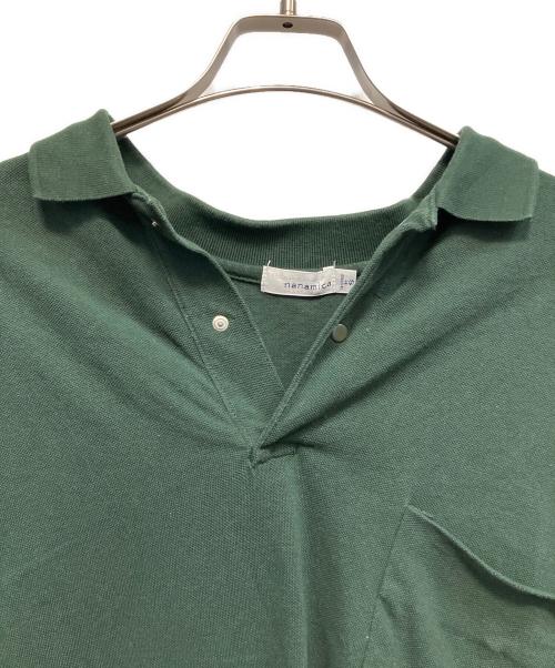 nanamica（ナナミカ）nanamica (ナナミカ) ポロシャツ グリーン サイズ:Sの古着・服飾アイテム