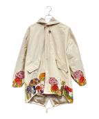 go slow caravanゴースローキャラバン）の古着「モッズコート」｜アイボリー